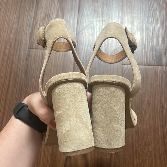 Madewell Suede Nude Heels - Picture 7 of 7